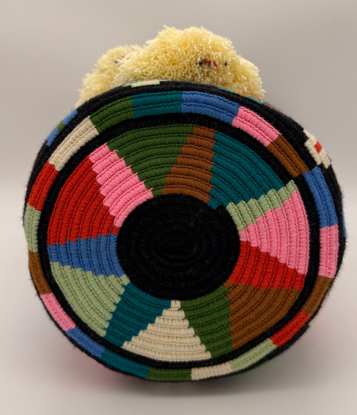Handmade Wayuu Bag Big Pom Pom