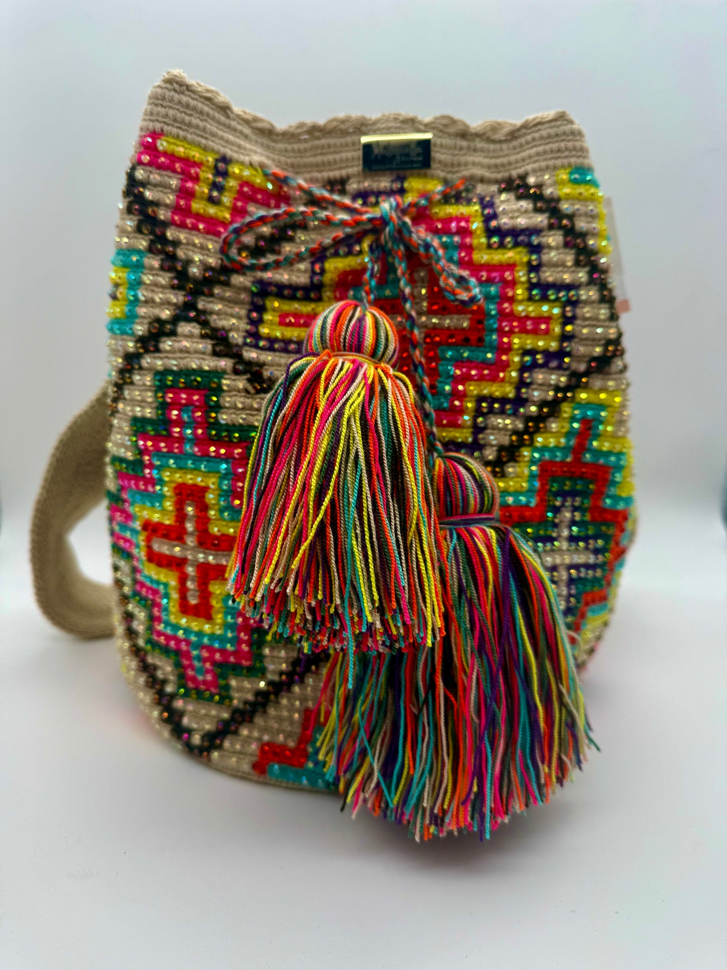 Beaded Wayuu Bag