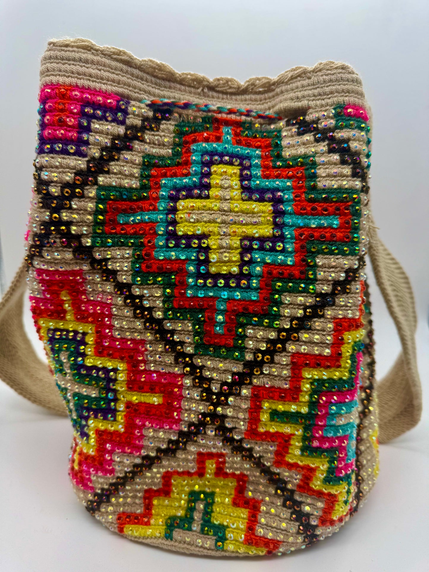 Beaded Wayuu Bag